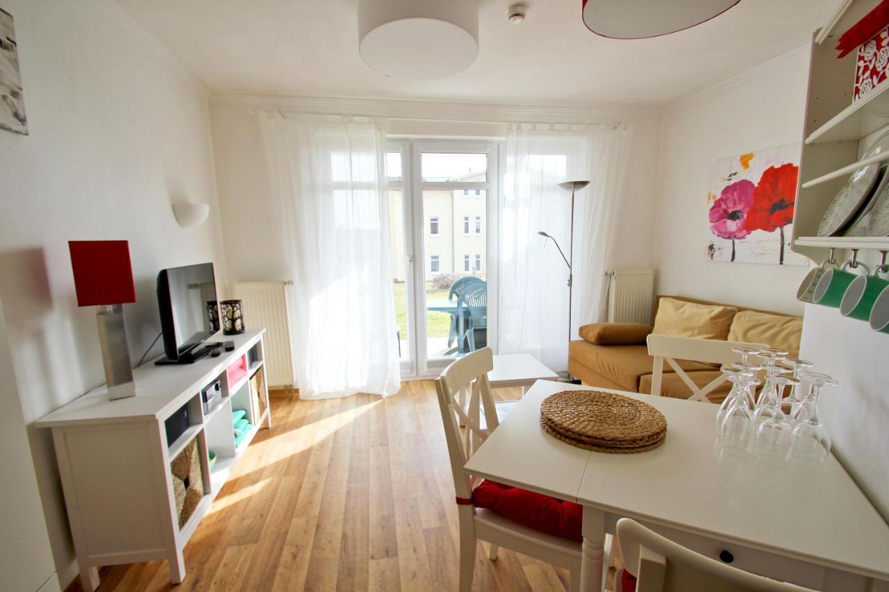 Terrasse, Gratis Nutzung Vom Ahoi Erlebnisbad Und Sauna In Sellin - Meeresblick Fewo 32 Goehren  Eksteriør billede